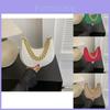 Fashionable Felt Bag Stylish Retro Simple Chain Crossbody Tote Underarm Handbag
