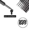 10pcs Hexagonal Bit Set Multi Standard Wear Resistant and Durable Imperial Size Hexagonal Bit S2 Alloy Steel Screwdriver Bit
