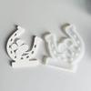 Horseshoe Candlesticks Silicones Molds Fourth Leaf Clovers Candle Holder Molds