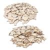 200pcs Unfinished Wooden Animal Chips DIY Innovative Empty Wooden Cat Dog Ornaments for Home