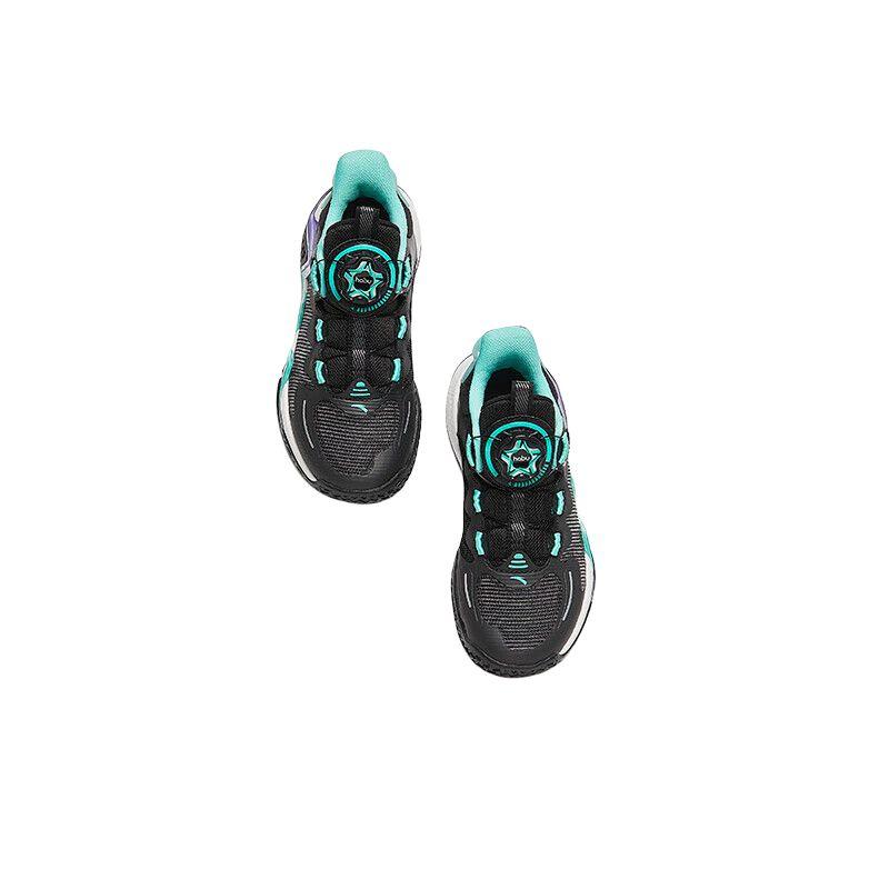 Anta Kids Knob Shock Absorption Wear-Resistant Comfortable Versatile Non-Slip Anti-Kick Mid-Top Kids Basketball Shoes 312419953-2