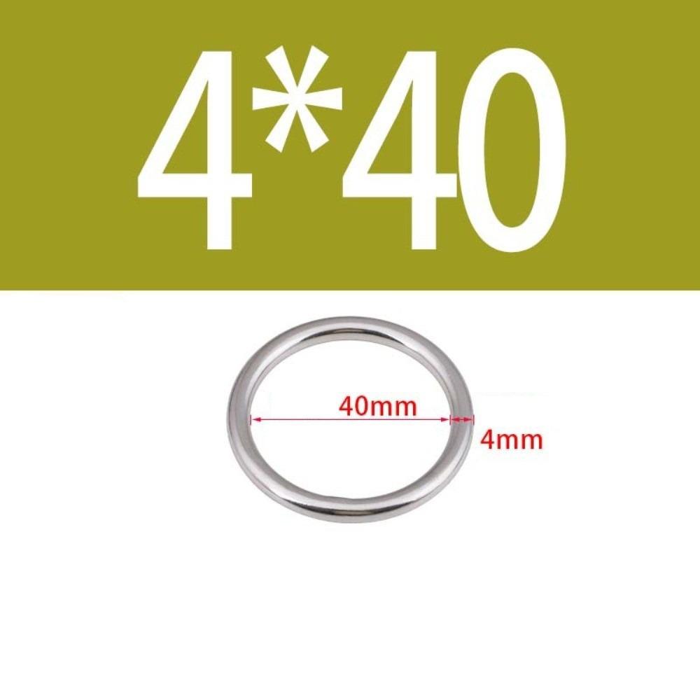 M4 M8 Yoga Hanging Rings Anti Corrosion O Rings Load Bearing Stainless Steel Rings Yoga Training