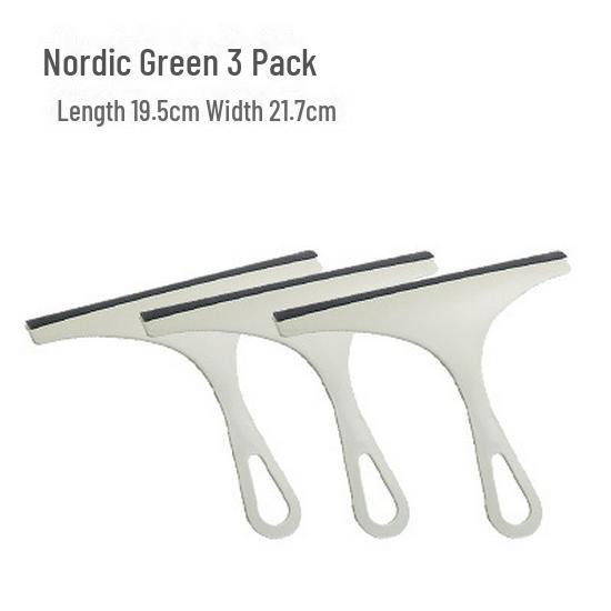 Silicone Glass & Mirror Cleaner: Household Countertop, Bathroom & Window Scraper Tool