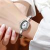 Elegant Oval Roma Dial Women Quartz Watch Fashion Bracelet Strap Ladies Wristwatch Girls Clock Gift