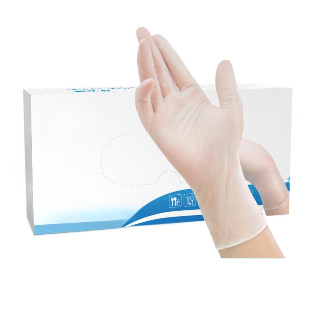 50-1 Perechi Mănuși TPE de Unică Folosință - Mănuși din Plastic Moale Transparent, Folosite pentru Bucătărie, Baie, Casă și Îngrijire Zilnică, Mănuși pentru Îngrijire la Domiciliu | Mănuși Moi