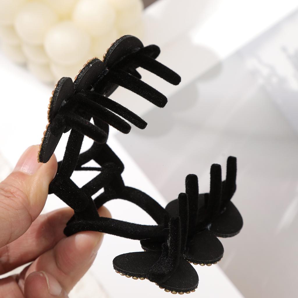 AWAYTR Shiny Rhinestone Hair Claws Fashion Crystal Hair Clips Crab For Women Girl Gift Hair Accessories Valentine Headwear