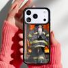 Fireman Firefighter Phone Case for iPhone 17 16 15 14 13 Pro Max Back Cover for 12 11 Pro Coque