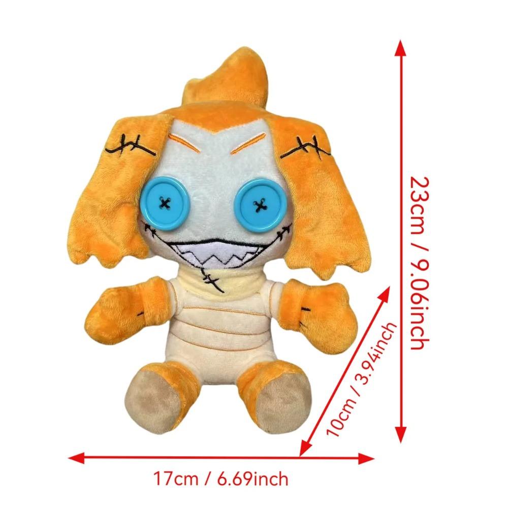 Anime The Gaslight District Mel Plush Doll Cartoon Stuffed Cute Soft Cushion Pillow Doll Game Peripheral Toy Fans Gift
