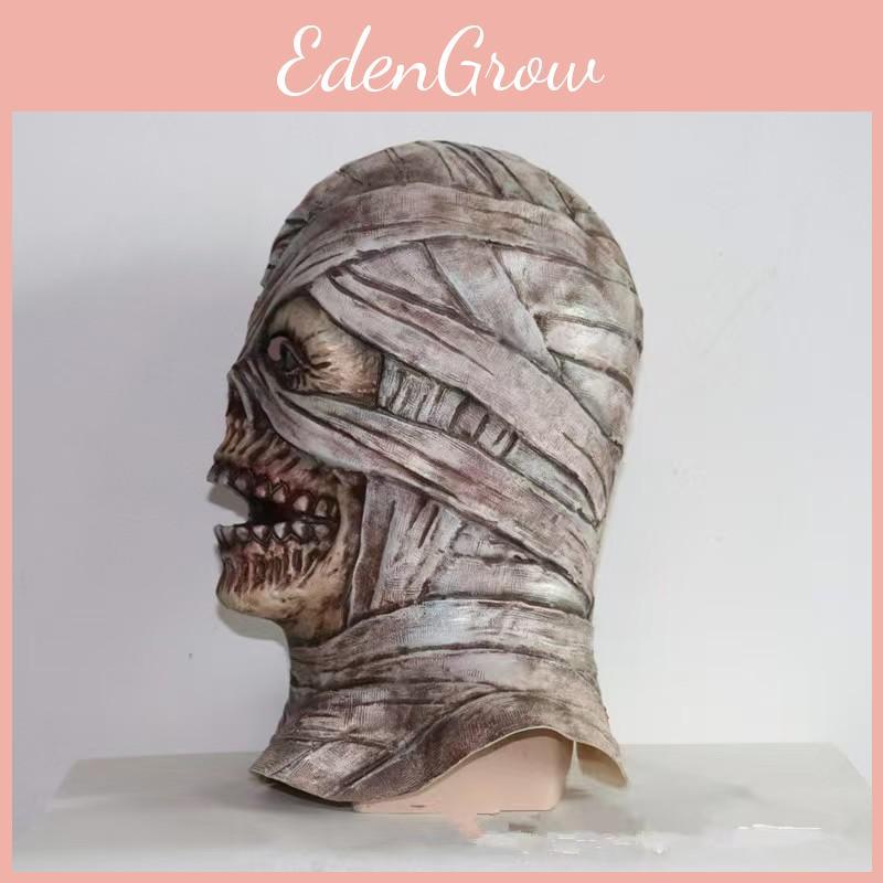 Latex-Mumienmaske für Halloween mit DIY-Gruseleffekt für Kostüm- und Partyzwecke