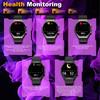 SACOSDING New Smart Watch Men Women Blood Oxygen Blood Pressure Full Touch Screen Sport Watch ECG+PPG Health Monitoring Smartwatch+Box