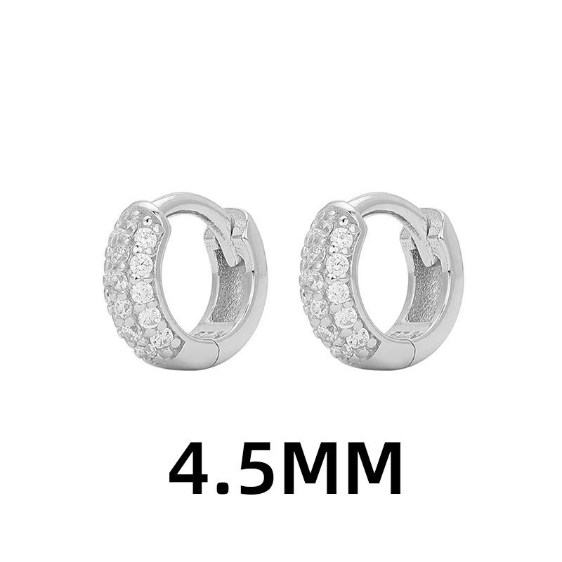 Zirconia Multi-Size Stackable Hoop Ear Cuffs - Trendy & Unique Cartilage Earrings In Niche Fashion Style