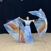 Con Bastoni Telescopici Bandiere Rettangolari Multicolore Accessori per Danza Performance di Danza
