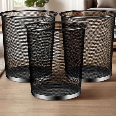 Mesh Waste Paper Basket Set