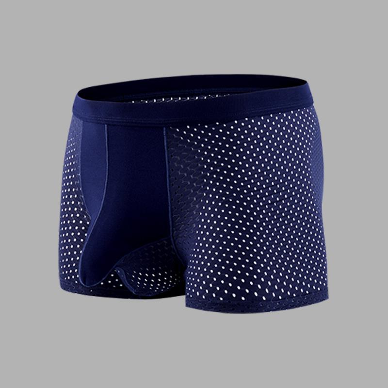 Ice Silk Mesh Men's Breathable Boxer Briefs