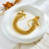 Multi Layer Gold Chain Bracelet For Women Gold Plated Stainless Steel Stackable Beaded Jewelry