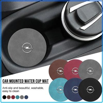 Car Styling Auto Coaster Water Cup Slot Non-Slip Mat Pad For Astra H G Corsa Insignia Astra Antara Meriva Zafira Interior