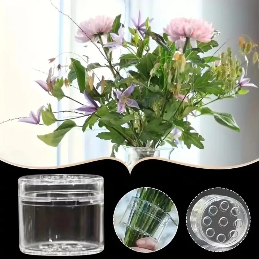 Spiral Ikebana Stem Holder Sturdy Clear Flower Arrangement Holder DIY Floral Art Accessory Table Centerpiece for Party Wedding