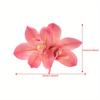 Orchid Hair Clips Simulated Flower Small Hairpin Bridal Barrette Beach Wedding Women Holiday Floral Hair Clip Hair Accessories