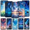 Cartoon Sky Phone Case For Samsung Galaxy S24 S23 S22 S20 Ultra S21 FE 5G S10 S9 Plus S10E S8 Soft Silicone Cover