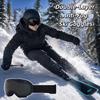 Big Ski Mask Magnetic Clip-On Goggles Windproof Anti-Fog Ski Goggles Clip-On Ski Goggles  Skiing