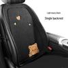 Universal Bieye Bear Cartoon Car Seat Cushion, Cotton & Linen, for All Seasons - Fits Buick Verano, Blue 6 Regal