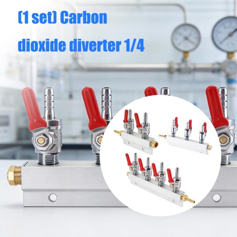 Durable CO2 Distribution Device With Metal Construction Beverage Dispenser Accessory For Consistent Gas Output
