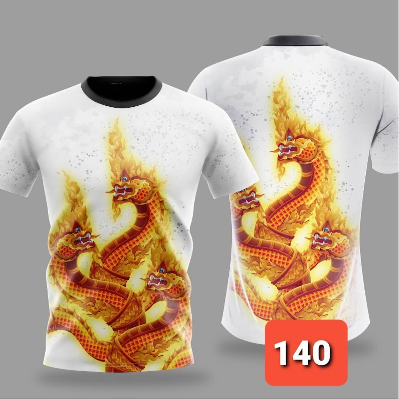 Футболка Мужчины Женщины Унисекс Птица Орел Змея Дракон Гигантский Демон Злой Тигр Петух — фото 11