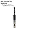 Hex Shank High-Speed Steel Spiral Drill & Tap with Cobalt and AlN Coating