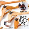 10pcs Clothes Hooks Organizer Clothes Hangers Connectors Velvet Hook Hanger Hook For Extend Velvet Dress Extender Hangers