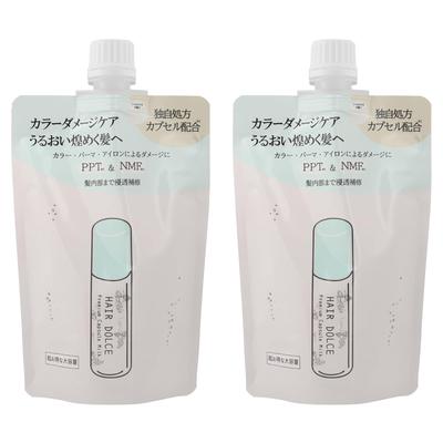 HAIR DOLCE Cápsula Premium Leite Refil x Tratamento para Cabelos Hidratante e Brilhante Aroma Chardonnay (200mL 2) - Leave-in Danificado por Cor - -