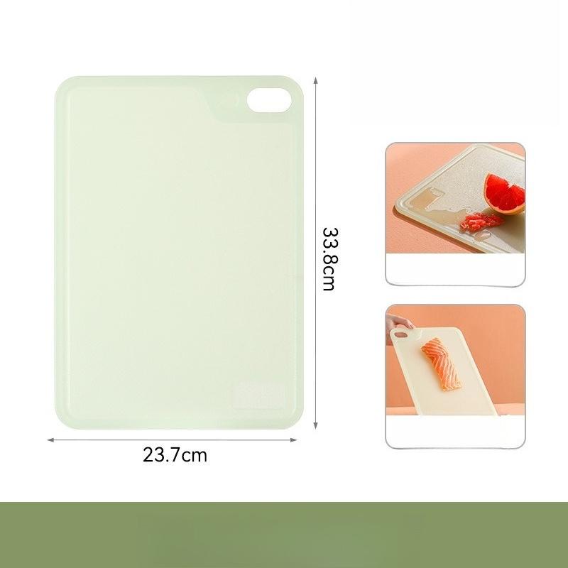 Double-sided Antibacterial Cutting Board, Kitchen Household Baby Food Chopping Board, Cutting Fruit Sticking Cutting Board