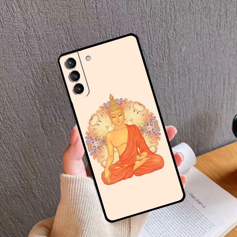 Trippy Gautama Buddha Phone Case For Samsung Galaxy S24 S26 Ultra S20 S21 S22 S23 S25 Plus S10 S24 S25 FE Cover