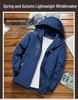Unisex Spring/Autumn Waterproof Windbreaker: Lightweight, Single-Layer Outdoor Jacket - Perfect for Couples and Mountaineering.