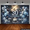 Sfondo fotografico 2D Elegante a Tema per il 30° Compleanno