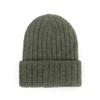 Solid Color Kids Knitted Beanie Hat Cat Ear Embroidered Bonnet Fashion Winter Cap  For Children
