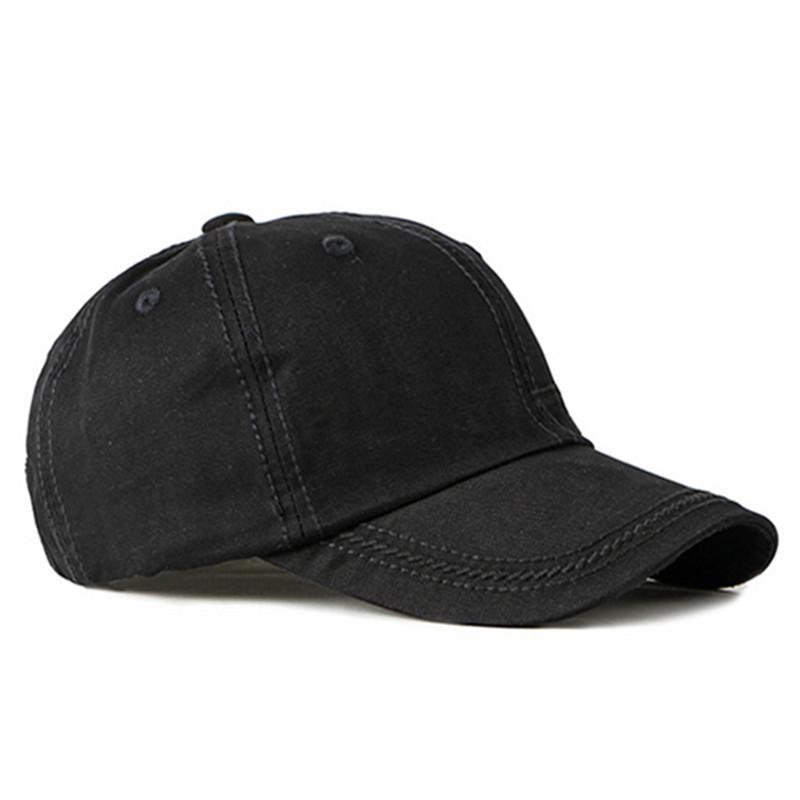 Men's Cotton Baseball Caps NEW Letter Embroidery Fashion Hat Snapback Cap Adjustable Size Women's Ponytail Tongue Cap