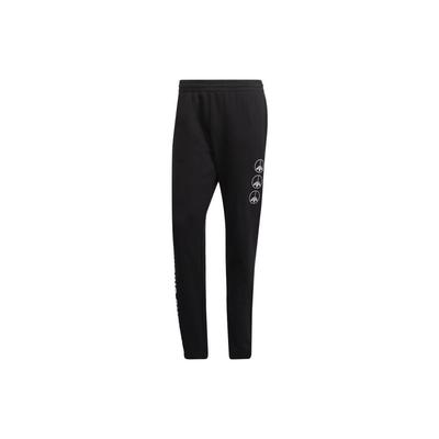 Logo Print Joggers Men Bottoms Black HF4899