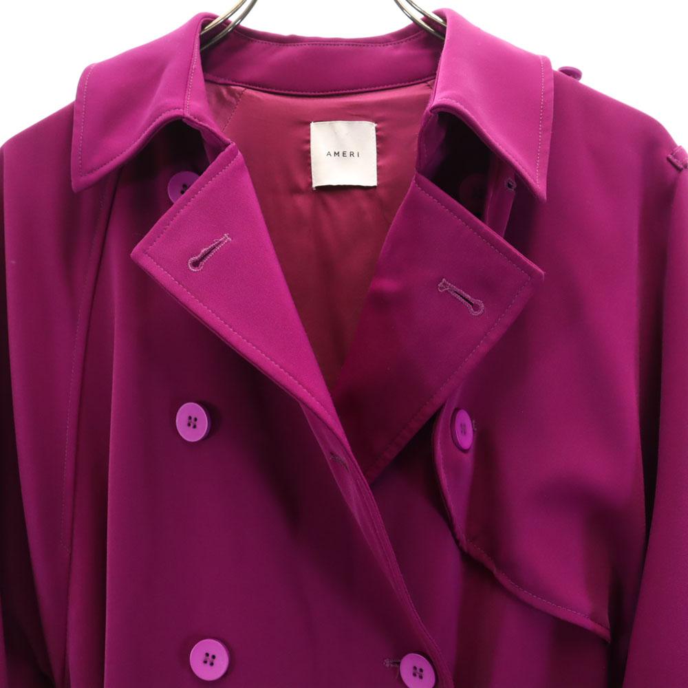 AMERI UNDRESSED trench coat Purple Women Used