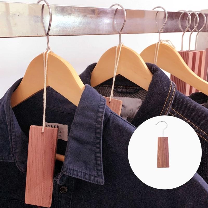 10PCS Natural Cedar Chip for Wardrobes Shoe Cabinet Insect Moth Repelling Odor Eliminators Safe Kids Friendly Deodorizer