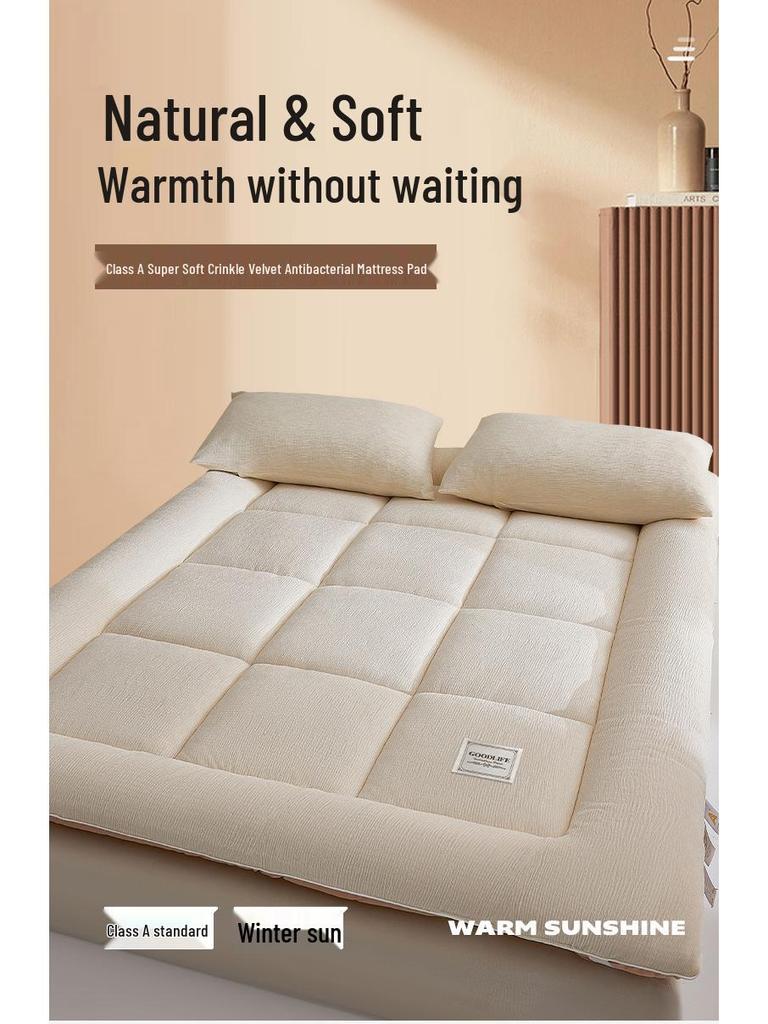 2025 Velvet Plush Mattress Pad - Thick and Warm Bedding