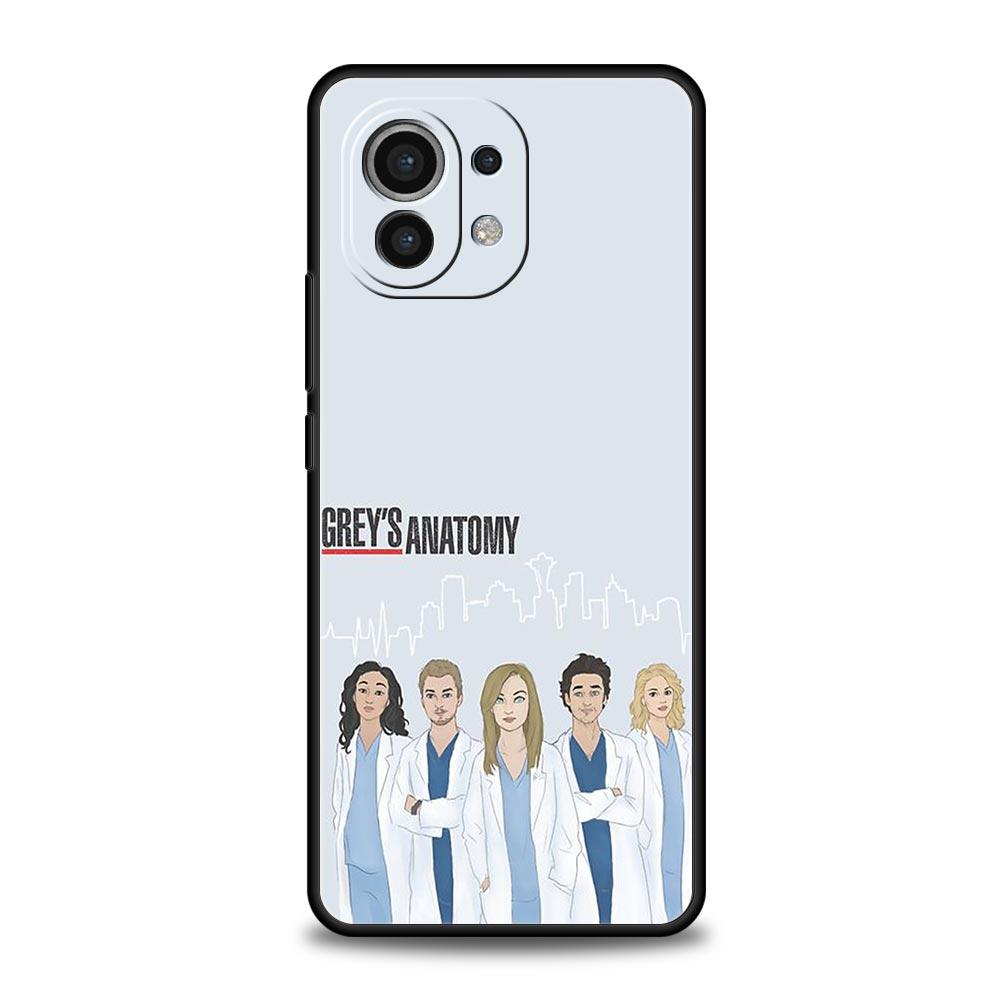 Greys Anatomy Phone Case Cover for Xiaomi Mi 17 15 14 13 12 11 Ultra 15T 14T 13T 12T 11T Pro Lite 5G Soft TPU Shell Fundas Capas