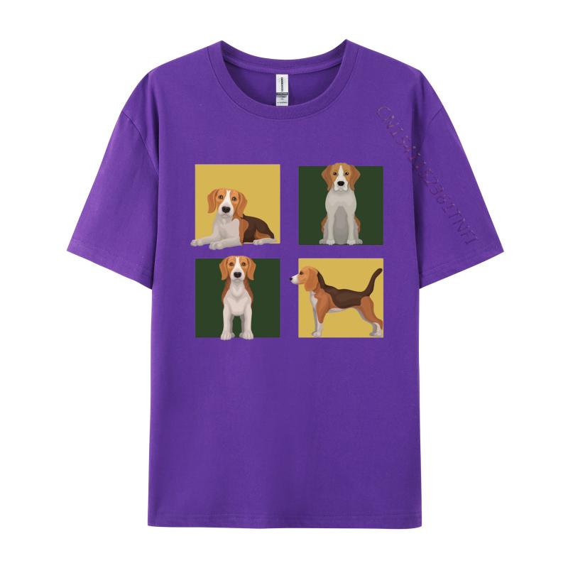 Cute Beagle T-shirt Vintage Gift T-Shirt High Quality Casual T Shirt Cotton Tees For Black Graphic T Shirts