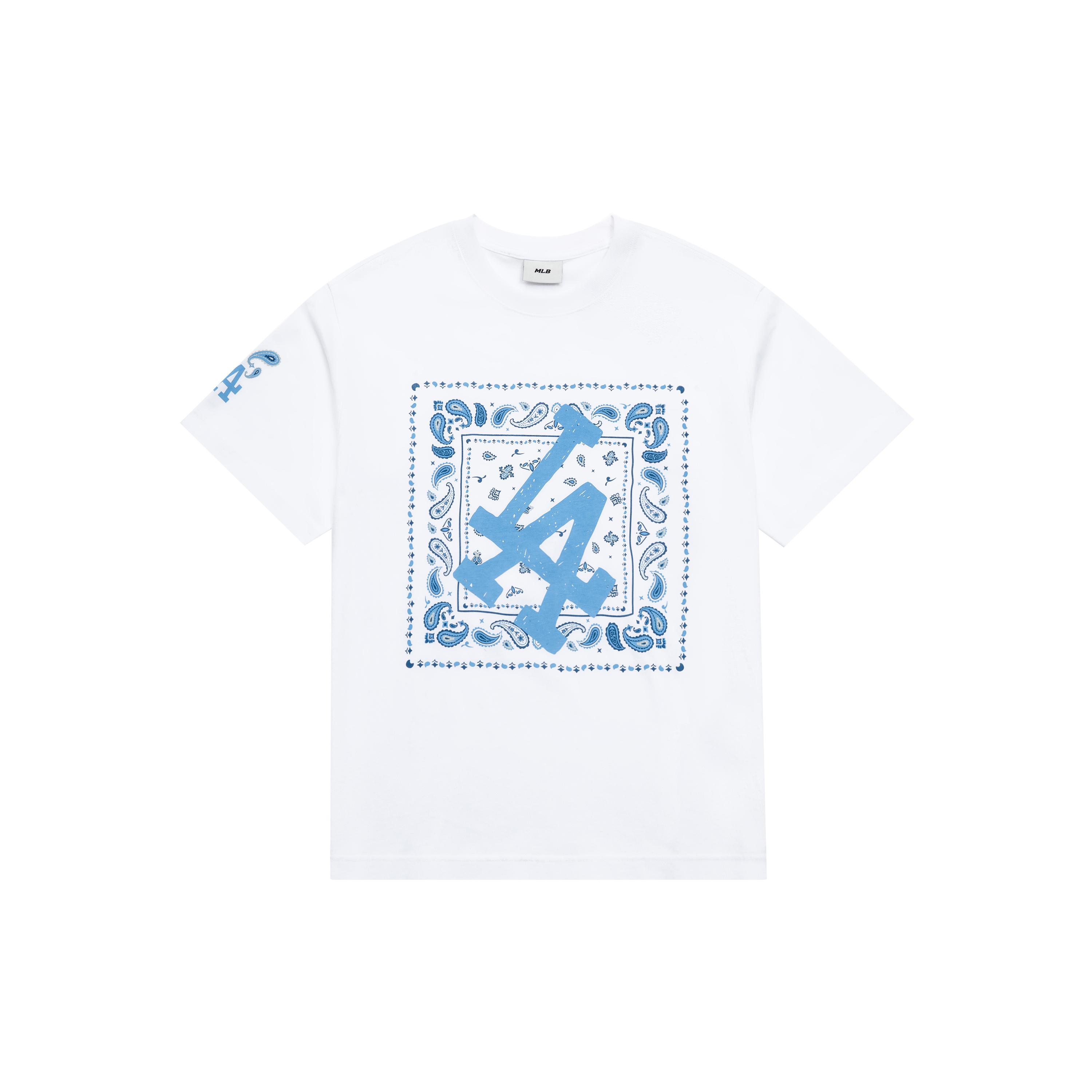 MLB Los Angeles Dodgers T Shirt Unisex Ecru 3ATSI0133-07WHS L