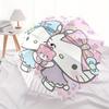 Hello Kitty, Pastel Automatic Opening and Closing Folding Umbrella with 8 Rib Frame and Compact Travel Design, Perfect for All Occasions | S