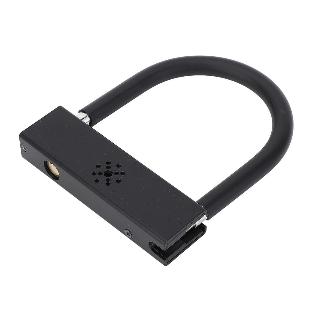 Motorcycle U Lock High Security Anti Theft Loud 110db Alarm Metal Construction Motorbike Lock for