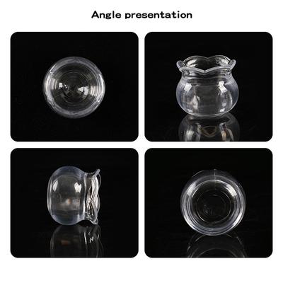 5 szt. 1/12 Domek dla lalek Symulacja Plastikowy Przezroczysty Model Akwarium Mini Meble Dekoracyjne Akcesoria do Domku dla Lalek