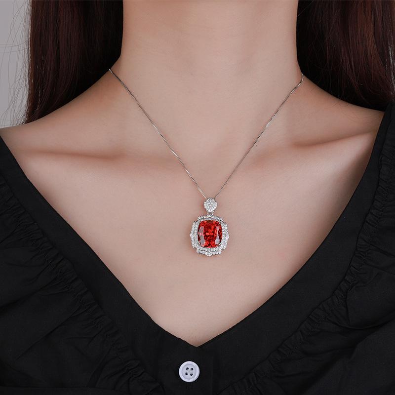 Jewelry Copper Bottom Gold-Plated Simulation Bird'S Nest Cut Colorful Treasure Temperament Pendant Female 14 * 16