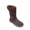 Versatile Flat Casual Fleece Women's Shoes, Snow Boots, New Boots, Mid-calf Cotton Boots