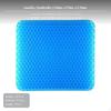 2Pack Gel Seat pad, hexagonal Breathable Ice Pad for Office & Car Blue Medium
