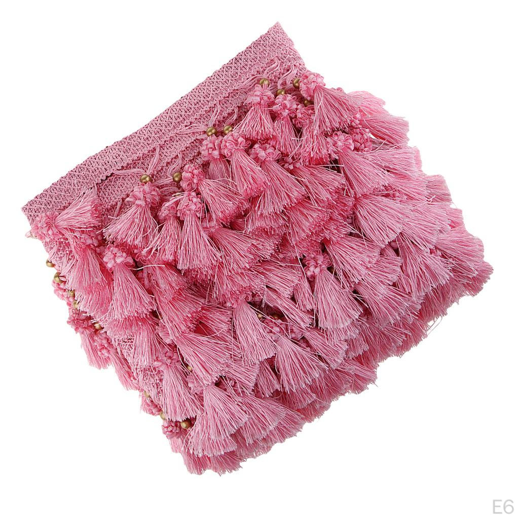 12 Meters European Style Clothes Curtain Tassel Edge Fringe Trim Embellishments Ribbons